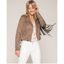 Answear - Kurtka. Brązowe kurtki ANSWEAR, m, bez wzorów, z poliesteru, bez kaptura. W wyprzedaży za 129.90 zł.