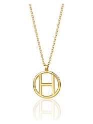 Revoni Złoty naszyjnik z zawieszką - dł. 42 cm rozmiar: onesize. Żółte naszyjniki Revoni, złote. Za 523.38 zł.