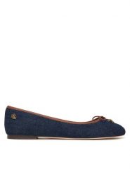 LAUREN RALPH LAUREN Baleriny Jayna 802P04386001 Granatowy. Niebieskie baleriny Lauren Ralph Lauren, bez wzorów, z materiału, bez obcasa. Za 579.99 zł.