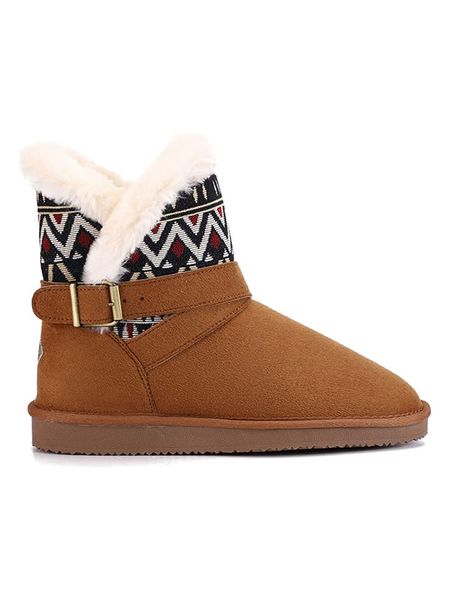 ISLAND BOOT Botki zimowe "Colorado" w kolorze jasnobrązowym rozmiar: 39. Brązowe botki Island Boot, na zimę, bez wzorów, z materiału, bez obcasa, bez zapięcia. Za 165.99 zł.