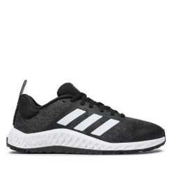 Buty na siłownię adidas. Czarne obuwie sportowe Adidas, bez zapięcia, na fitness i siłownię. Za 279.99 zł.