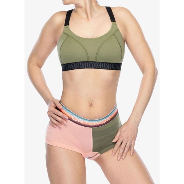 Stanik sportowy Ortovox 150 Essential Sports Top. Zielone bielizna sportowa ORTOVOX, xl, bez wzorów. Za 224.99 zł.