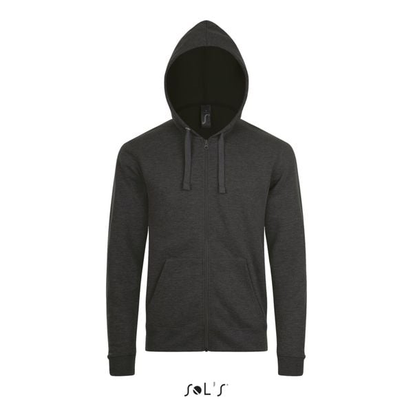 Bluza z kapturem Sol's Stone. Szare bluzy SOL'S, s, bez wzorów, z bawełny, z kapturem. Za 134.40 zł.