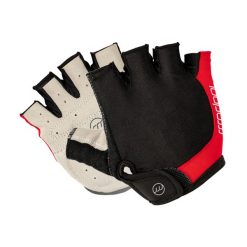 Rękawiczki rowerowe unisex madani krótkie TIGER`S PAW. Czerwone rękawiczki MADANI, bez wzorów, sportowe. Za 24.99 zł.