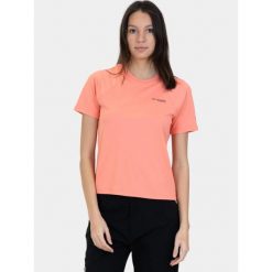 Koszulka sportowa damska Columbia Summit Valley. Czerwone koszulki sportowe Columbia, bez wzorów, bez ramiączek, trekkingowe. Za 229.00 zł.