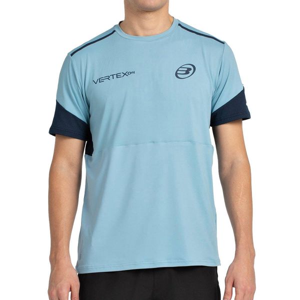 T-shirt S/sleeve Bullpadel Tello 25i. Czarne t-shirty bullpadel, s, bez wzorów, bez kołnierzyka, bez ramiączek. Za 224.15 zł.