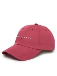 Tommy Jeans Czapka z daszkiem Tjw Linear Logo 6 Panel Cap AW0AW16868 Czerwony. Czerwone czapki Tommy Jeans, bez wzorów, z bawełny. Za 129.99 zł.