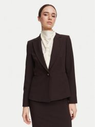Rinascimento Marynarka CFC0130149003 Brązowy ciemny Regular Fit. Brązowe marynarki i żakiety Rinascimento, xs, bez wzorów, z syntetyku. Za 714.99 zł.