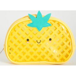 Kosmetyczka ananas - Beżowy. Kufry i kosmetyczki Sinsay. Za 19.99 zł.