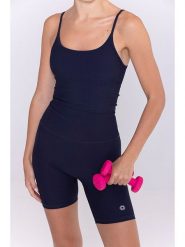 Onamaste Top sportowy w kolorze granatowym rozmiar: L/XL. Niebieskie koszulki sportowe Onamaste, bez wzorów, z materiału, bez ramiączek, outdoorowe. Za 126.99 zł.