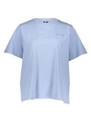 Vero Moda Koszulka w kolorze błękitnym rozmiar: XS. Niebieskie bluzki Vero Moda, xs, bez wzorów, z bawełny, bez kołnierzyka, bez ramiączek. Za 41.49 zł.