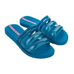 Klapki dla kobiet Ipanema PUFFER TIRAS FEM. Niebieskie klapki Ipanema, bez wzorów, bez obcasa. Za 88.99 zł.