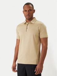 KARL LAGERFELD Polo 745002 562200 Beżowy Regular Fit. Podkłady KARL LAGERFELD. Za 400.99 zł.
