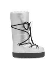 Jenny Fairy Śniegowce LIL GH6706-C Srebrny. Szare trapery i śniegowce Jenny Fairy, z materiału. Za 179.99 zł.