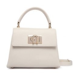 Torebka Furla. Białe torebki klasyczne Furla, bez wzorów, bez dodatków. Za 1,719.00 zł.