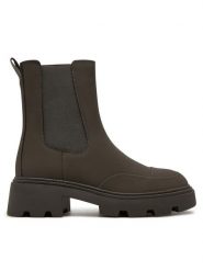 Athlecia Sztyblety Aaliyah EA234362 Brązowy. Brązowe botki Athlecia, bez wzorów, ze skóry, bez obcasa, na płaskiej podeszwie, bez zapięcia. Za 329.99 zł.