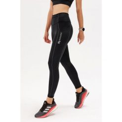 Damskie getry legginsy do biegania Rough Radical Fusion Long. Czarne legginsy ROUGH RADICAL, s, bez wzorów. W wyprzedaży za 161.42 zł.