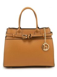 Lia Biassoni Skórzana torebka "Marepotamo" w kolorze jasnobrązowym - 27 x 21 x 10 cm rozmiar: onesize. Brązowe torby na ramię Lia Biassoni, bez wzorów, z materiału, przez ramię, bez dodatków. Za 304.99 zł.