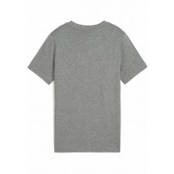 Młodzieżowa koszulka Essentials Colour z logo No.1 PUMA Medium Gray Heather. Szara bluzki Puma, m, bez wzorów, z gumy, młodzieżowe, bez kołnierzyka, bez ramiączek. Za 79.00 zł.