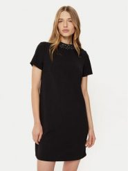 Rinascimento Sukienka koktajlowa CFC0121883003 Czarny Regular Fit. Czarne sukienki Rinascimento, xs, bez wzorów, z syntetyku, wizytowe, bez kołnierzyka, bez ramiączek. Za 309.99 zł.