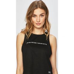 Puma - Top x SG. Czarne topy Puma, m, bez wzorów, z bawełny, bez kołnierzyka, bez ramiączek. W wyprzedaży za 119.90 zł.