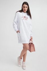 Sukienka dresowa ARMANI EXCHANGE. Sukienki Armani Exchange, s, bez wzorów, z dresówki, bez kołnierzyka, bez ramiączek. W wyprzedaży za 417.02 zł.