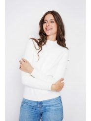 William de Faye Sweter w kolorze białym rozmiar: 34. Białe swetry William de Faye, bez wzorów, bez ramiączek. Za 105.38 zł.