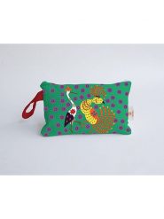 Folkifreckles Kosmetyczka "La Bamba" w kolorze zielonym ze wzorem - 30 x 20 x 10 cm rozmiar: onesize. Zielone kufry i kosmetyczki Folkifreckles, bez wzorów, z materiału, bez dodatków. Za 74.46 zł.