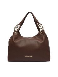 LOVE MOSCHINO Torebka JC4014PP1PLB0300 Brązowy. Brązowe shopper Love Moschino, bez wzorów, ze skóry, bez dodatków. Za 1,009.00 zł.