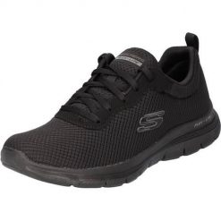 Buty do chodzenia damskie Skechers Flex Appeal 40. Czarne obuwie sportowe Skechers, z gumy, bez zapięcia, trekkingowe. Za 299.99 zł.