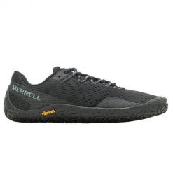 Buty do biegania damskie Merrell Vapor Glove 6. Czarne trekkingi Merrell, z materiału, do biegania. Za 617.00 zł.