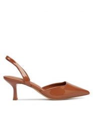 Aldo Szpilki Gavedessi 14190622 Brązowy. Brązowe szpilki Aldo, bez wzorów, ze skóry, bez obcasa, na szpilce, bez zapięcia. Za 359.99 zł.