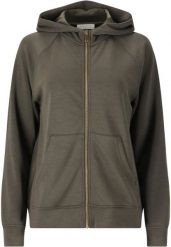Damska bluza z kapturem full zip Athlecia Jacey. Zielone bluzy Athlecia, l, bez wzorów, z materiału, z kapturem. Za 259.50 zł.