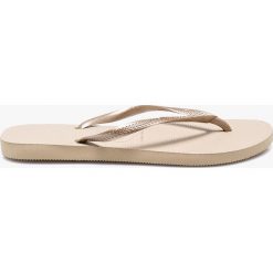 Havaianas - Japonki. Żółte klapki Havaianas, bez wzorów, z materiału, bez obcasa, na obcasie. W wyprzedaży za 79.90 zł.