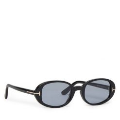 Okulary przeciwsłoneczne Tom Ford. Czarne okulary przeciwsłoneczne Tom Ford, bez wzorów. Za 1,579.00 zł.