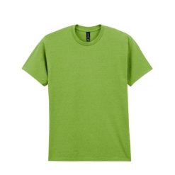 Ciężka Bawełniana Koszulka Unisex Dla Dorosłych. Zielone bluzki GILDAN, xl, bez wzorów, z bawełny, sportowe, bez kołnierzyka, bez ramiączek. Za 52.99 zł.