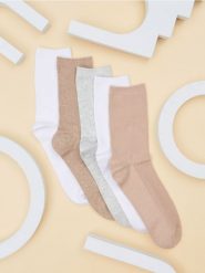 Skarpetki 5 pack - wielobarwny. Skarpety Sinsay, bez wzorów. Za 12.99 zł.
