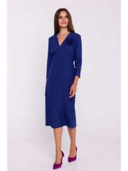 Stylove Sukienka w kolorze granatowym rozmiar: S. Niebieskie sukienki Stylove, na co dzień, s, z aplikacjami, bez kołnierzyka, bez ramiączek, maxi, proste. Za 341.45 zł.
