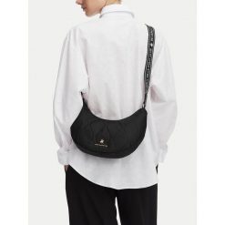 Torebka Beverly Hills Polo Club. Czarne listonoszki Beverly Hills Polo Club, bez wzorów, bez dodatków. Za 159.99 zł.