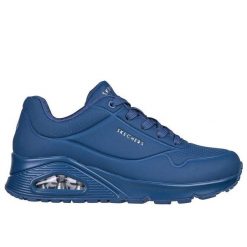 Sneakersy damskie Skechers Uno-Stand On Air buty sportowe niebieskie (73690-BLU). Niebieskie obuwie sportowe Skechers, bez zapięcia. Za 279.00 zł.