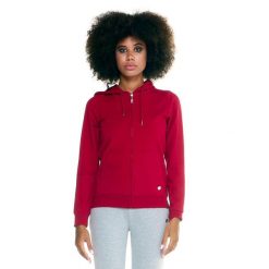 Damska bluza Leone z kapturem Basic zapinanym na zamek na całej długości. Brązowe bluzy LEONE 1947 APPAREL, l, bez wzorów, z tkaniny, z kapturem. W wyprzedaży za 167.70 zł.