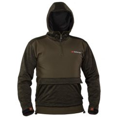 Softshell Bluza wędkarska z kapturem. Zielone bielizna sportowa TANDEM BAITS, bez wzorów, z polaru. Za 297.29 zł.