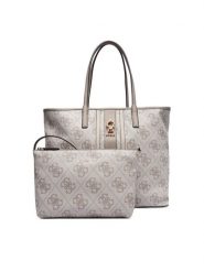 Guess Torebka Erenia HWSO78 38240 Beżowy. Brązowe shopper Guess, z aplikacjami, ze skóry, bez dodatków. Za 579.99 zł.