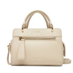 Torebka Armani Exchange. Brązowe torebki klasyczne Armani Exchange, bez wzorów, bez dodatków. Za 619.99 zł.
