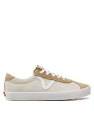 Vans Tenisówki Sport Low VN000D094MG1 Beżowy. Brązowe trampki Vans, bez wzorów, ze skóry, bez zapięcia. Za 229.99 zł.