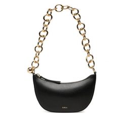 Torebka Furla. Czarne torebki klasyczne Furla, bez wzorów, bez dodatków. Za 899.99 zł.