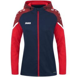 Damska bluza dresowa z kapturem Jako Performance. Czerwone bluzy JAKO, s, bez wzorów, z dresówki, z kapturem. Za 264.10 zł.