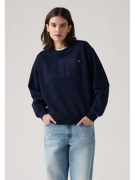 Levi's Bluza w kolorze granatowym rozmiar: M. Niebieskie bluzy Levi's®, m, bez wzorów, z bawełny, bez kaptura. Za 139.95 zł.