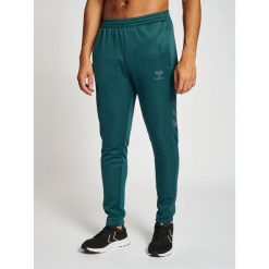 Spodnie dresowe polyesterowe Hummel Core XK. Zielone spodnie sportowe Hummel, xs, bez wzorów, z dresówki, do piłki ręcznej. Za 203.50 zł.