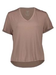 Reebok Koszulka sportowa "DreamBlend" w kolorze jasnobrązowym rozmiar: M. Brązowe koszulki sportowe Reebok, bez wzorów, z materiału, bez ramiączek, outdoorowe. Za 70.45 zł.